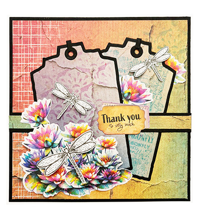 HE-DD-DPP405 - Hazel Eaton - Background papers Dragonfly Dreams nr. 405 - Design Paper Pad - Detail 4 HE-DD-DPP405 - Hazel Eaton - Background papers Dragonfly Dreams nr. 405 - Design Paper Pad - Detail 4