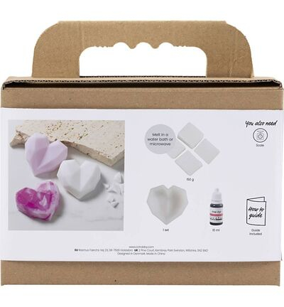 977802 - Creativ Company - Mini Hobbyset Zeep Maken, Harten, roze - Hobbyset Mini - Detail 1
