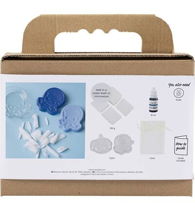 977785 - Creativ Company - Hobbyset Zeep Maken, Zeedieren, blauw - Hobbyset  - Detail 1