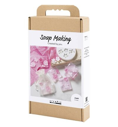 977786 - Creativ Company - Hobbyset Zeep Maken, Bloemen, roze - Hobbyset  - Detail 2