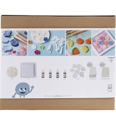977803 - Creativ Company - Groepsset Zeep Maken, blauw, groen, oranje, roze - Zeep Groepsset  - Detail 1