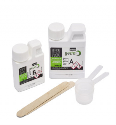 766-182 - Pebeo - Gédéo kit glazing bio resin 300 ml - Resin - Detail 1 766-182 - Pebeo - Gédéo kit glazing bio resin 300 ml - Resin - Detail 1