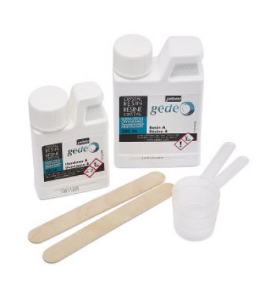 766-334 - Pebeo - Gédéo kit crystal resin 300 ml - Resin - Detail 1 766-334 - Pebeo - Gédéo kit crystal resin 300 ml - Resin - Detail 1