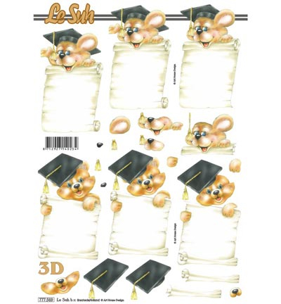 Set 2 - Le Suh - Knipvellen assorti set 2- 10pcs, A4 - Lesuh - Detail 4