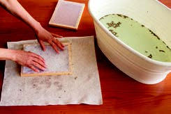 873-02 - Stafil - Paper mould and frame - Tamis à papier - Detail 7