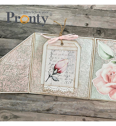 492.001.044.V - Pronty - Chipboard Roses - Grey Chipboard - Detail 6