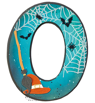 LR0935 - Marianne Design - Witch hat & broomstick - Noël, hiver - Detail 4