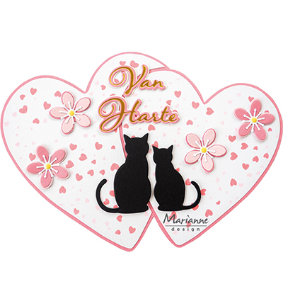 PS8175 - Marianne Design - 2 Layer hearts - Amour - Detail 2