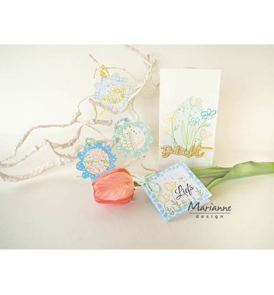 CS1159 - Marianne Design - Silhouette Art, Tulip - Silhouette  - Detail 4