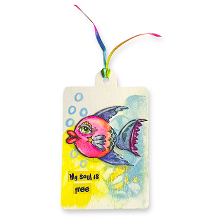 ABM-25-STAMP886 - Art by Marlene - Sea creatures Art By Marlene nr. 886 - La mer / plage - Detail 5