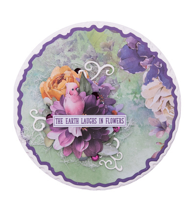 SL-ES-CD1086 - StudioLight - Torn Edge Card stand round Essentials nr. 1086 - Torn Edge - Detail 2