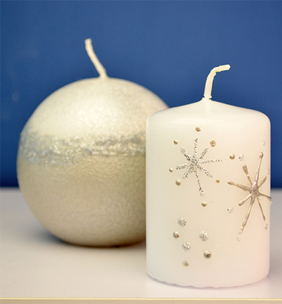 800179201 - ViVa Decor - Or / Or paill. / Argent / Argent paill. - Candle Wachs-Pen Sets - Detail 3