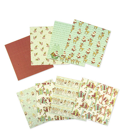 MC99 001A - FabScraps - Joy To The World Card Kit - Card Kit - Detail 1 MC99 001A - FabScraps - Joy To The World Card Kit - Card Kit - Detail 1