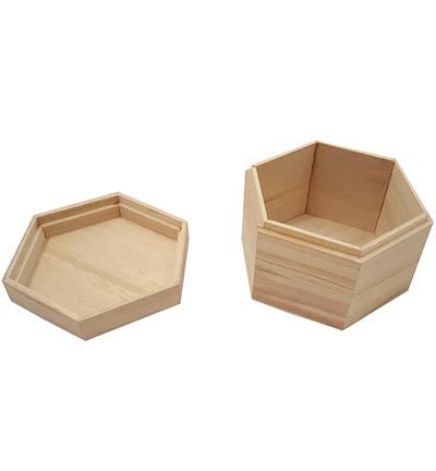 SL071A/5170 - Kippers - Boite hexagonale avec couvercle - Coffrets - Detail 2