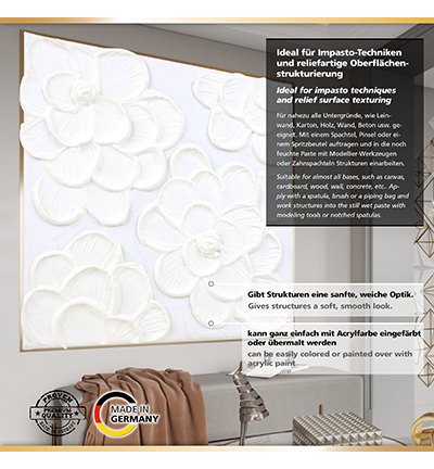 1178100138 - ViVa Decor - Strukturpaste PREMIUM -  Cremig, White - Blanc - Detail 5