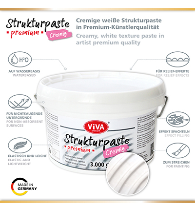 1178100151 - ViVa Decor - Strukturpaste PREMIUM -  Cremig, White - Blanc - Detail 7