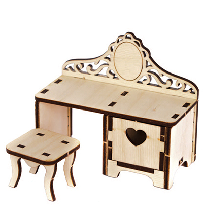 8603-07 - Stafil - 3D wooden puzzle table à manger - Miniatures - Detail 2