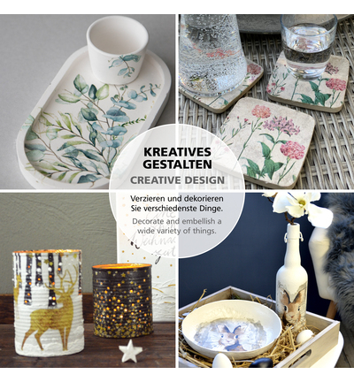 1121000124 - ViVa Decor - Servietten-Technik Kleber & Lack, Glänzend - Colle serviettes - Detail 3