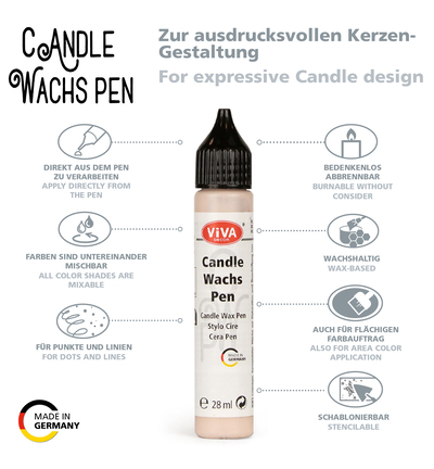 800314100 - ViVa Decor - Candle Wachs Pen Set Brilliant Basics - Candle Wachs-Pen Sets - Detail 2