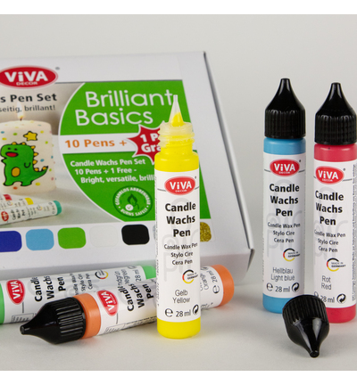 800314100 - ViVa Decor - Candle Wachs Pen Set Brilliant Basics - Candle Wachs-Pen Sets - Detail 6