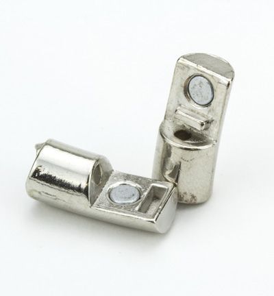 12358-5801 - Hobby Crafting Fun - Cord Clasp, Platinum - Magnétique  - Detail 2
