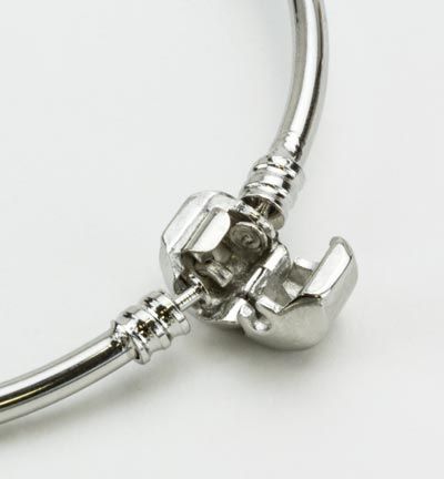 12386-8602 - Hobby Crafting Fun - Platinum, 20 cm - Bracelet - Detail 1