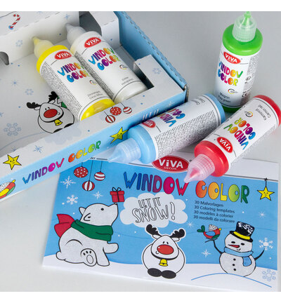 800303700 - ViVa Decor - Viva KIDS Window Color Set Let it snow - Viva Window Color Kids Set - Detail 2