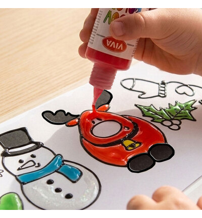 800303700 - ViVa Decor - Viva KIDS Window Color Set Let it snow - Viva Window Color Kids Set - Detail 4