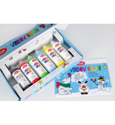 800303700 - ViVa Decor - Viva KIDS Window Color Set Let it snow - Viva Window Color Kids Set - Detail 7