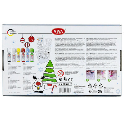 800303700 - ViVa Decor - Viva KIDS Window Color Set Let it snow - Viva Window Color Kids Set - Detail 8