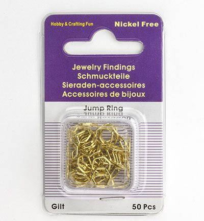 12093-9308 - Hobby Crafting Fun - Jump ring, Hexagon - Jump Ring - Detail 1