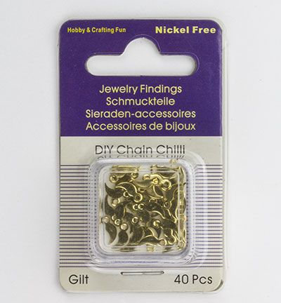 12016-1604 - Hobby Crafting Fun - Chain, Chilli, Gold - Chain - Detail 1