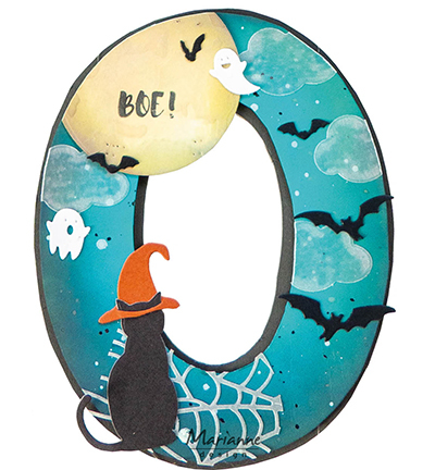 CR1707 - Marianne Design - Full Moon - Noël, hiver - Detail 12