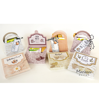 PK9204 - Marianne Design - Earth tones - A4 - Pretty Papers Blocks - Detail 15