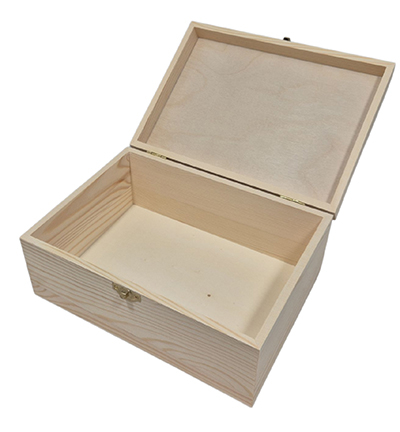 SL047G / 6317-4 - Kippers - Kist met klepdeksel (grenen) - Coffrets - Detail 1