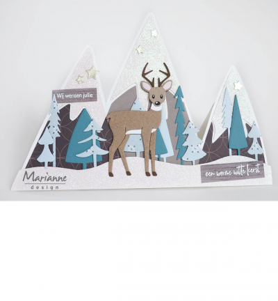 CR1485 - Marianne Design - Deer by Marleen - Animaux - Detail 5