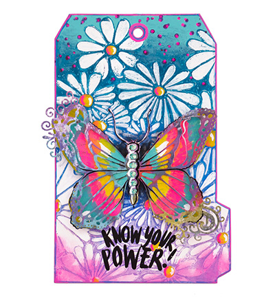 ABM-BB-CD132 - Art by Marlene - Butterfly wings Bold and Bright nr.132 - Papillons, insectes - Detail 2