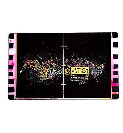 ABM-BB-CD134 - Art by Marlene - Graphic Background Bold and Bright nr.134 - Fond - Detail 2