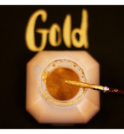 BA301-6 - Kuretake / ZIG - Gold Mica 60ml - Encre métallique - Detail 2