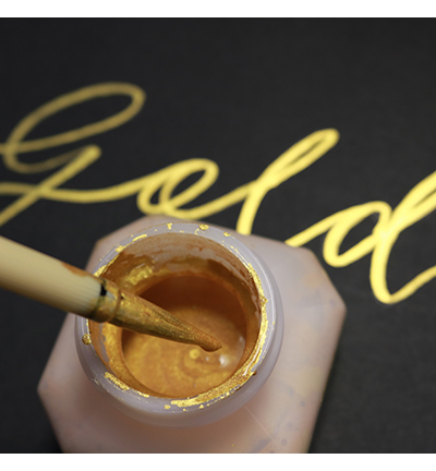 BA301-6 - Kuretake / ZIG - Gold Mica 60ml - Encre métallique - Detail 3