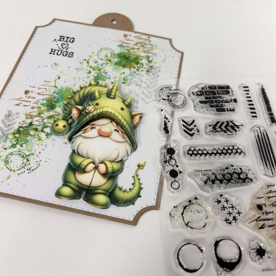 3002-0122 - Bella Lulu - Bella Lulu Grunge - Bella Lulu, Clear Stamp - Detail 5