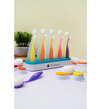 SL-ES-TTRA01 - StudioLight - Ink Blending Brushes Storage holder Essential Tools nr.01 - Blending Brushes Holder - Detail 1