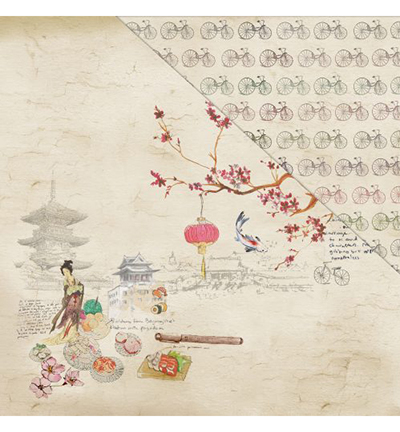 PP102 001 - FabScraps - Will Travel For Food Paper Pad - Paper Pad - Detail 8