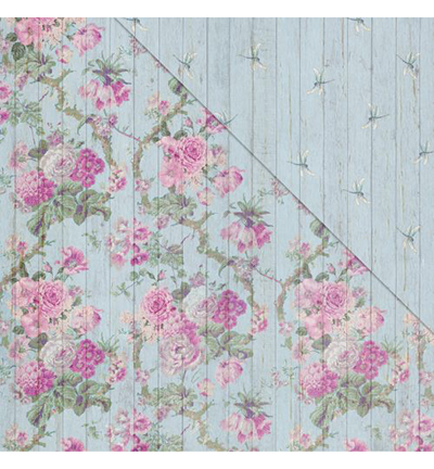 PP104 001 - FabScraps - Bella Rosa Paper Pad - Paper Pad - Detail 1