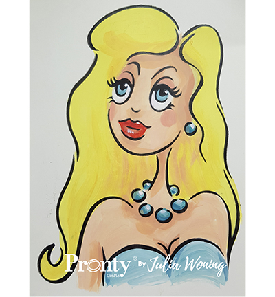 470.765.003 - Julia Woning - Stencil Classy lady - Personne - Detail 1