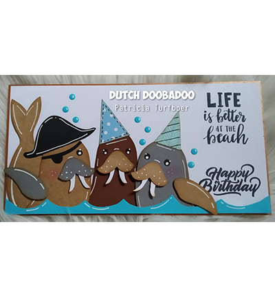 470.713.849 - Dutch DooBaDoo - Card Art Built up Zeeleeuw - Collection build-up & 3D - Detail 3 470.713.849 - Dutch DooBaDoo - Card Art Built up Zeeleeuw - Collection build-up & 3D - Detail 3