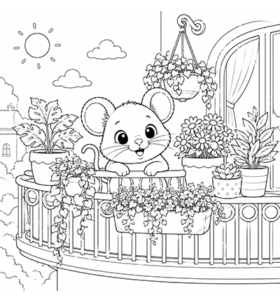 JBC-KK-2601001 - Joep By Carla - Milo op Vakantie - 12 kleurplaten - Coloriage de Milo - Detail 11