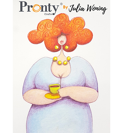 470.765.001 - Julia Woning - Stencil Lovely Lady - Personne - Detail 1