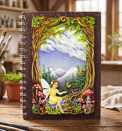 CF0073-CS - Cosmic Shimmer - Forest Fairy - Cosmic Shimmer Silicone Mould - Detail 2