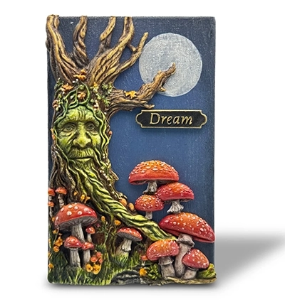 CE0155-CS - Cosmic Shimmer - Enchanted Tree - Cosmic Shimmer Silicone Mould - Detail 3
